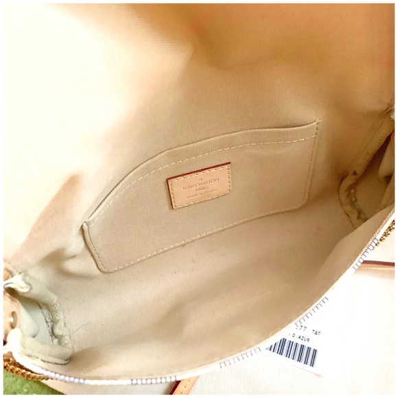 💯LOUIS VUITTON Damier Azur Canvas Favorite PM Bag - Picture 6 of 8